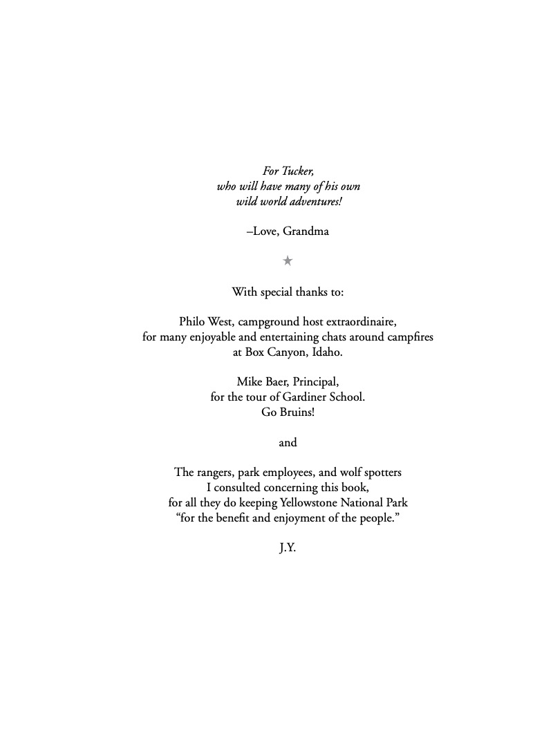 The Wild World of Buck Bray: The Wolves of Slough Creek — page 1