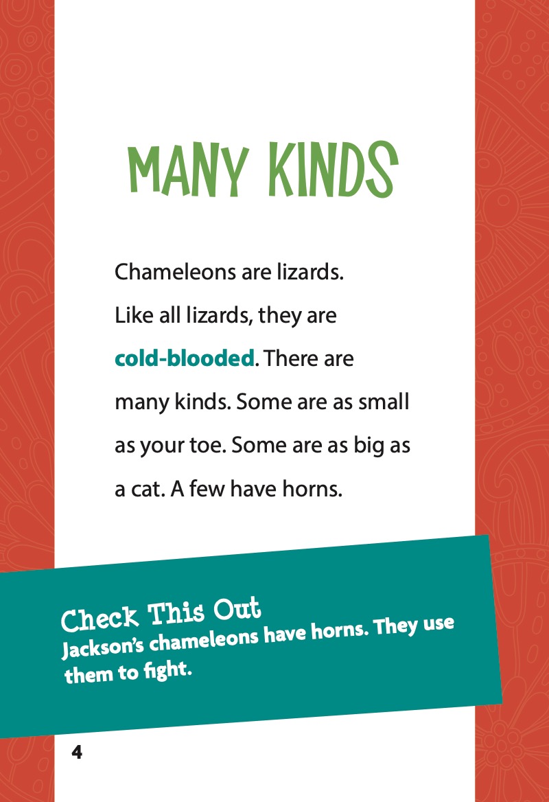 Lizards In The Wild: Chameleons — page 1