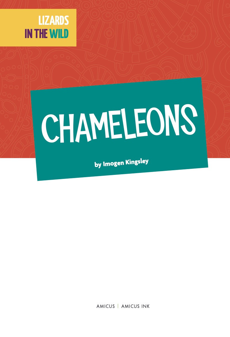 Lizards In The Wild: Chameleons book cover