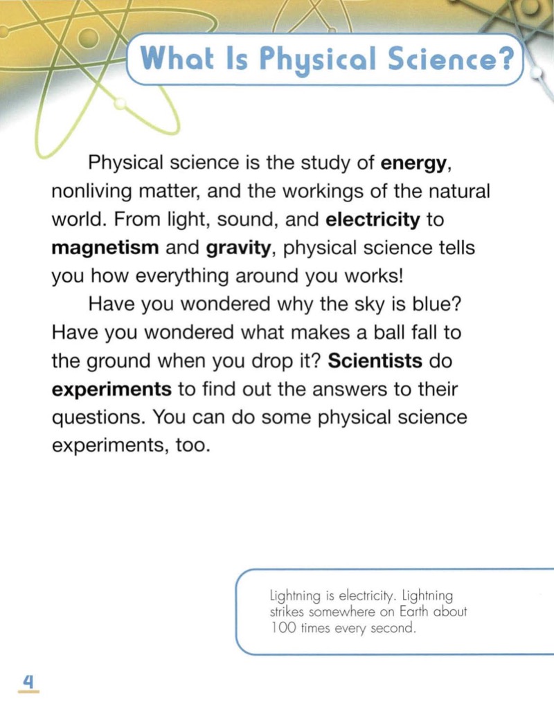 Experiments with Physical Science — page 1