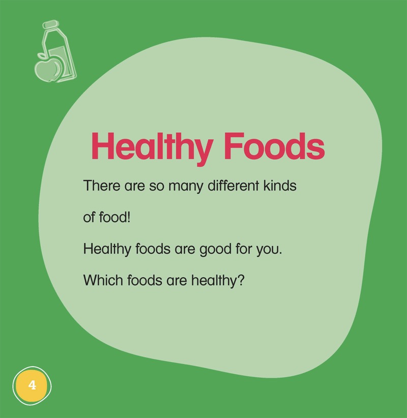 Why We Eat Healthy Foods — page 1