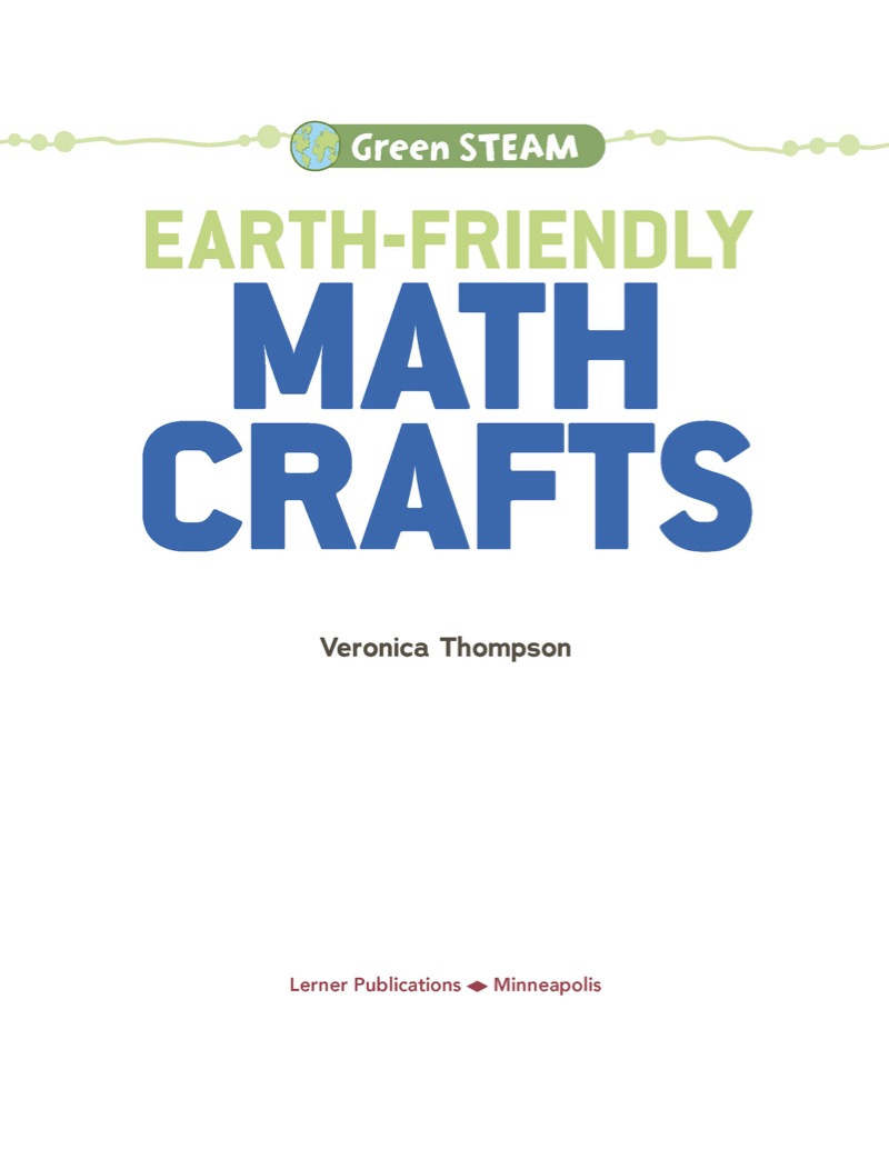 Earth-Friendly Math Crafts book cover