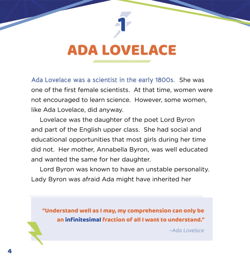 Ada Lovelace: Pioneering Computer Programming — page 1