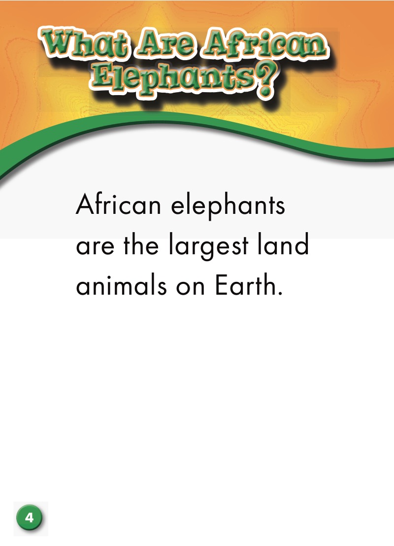 African Elephants: Animal Safari — page 1