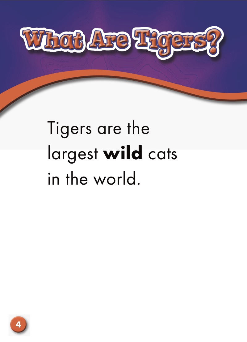 Tigers: Animal Safari — page 1
