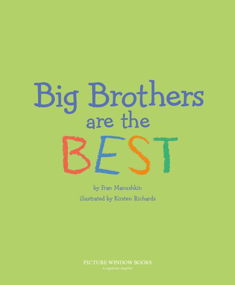Big Brothers are the Best book cover