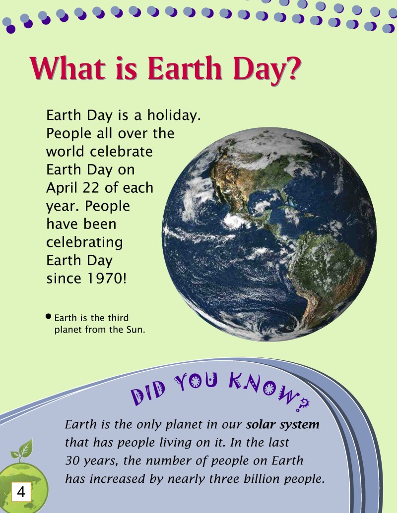 Earth Day — page 1