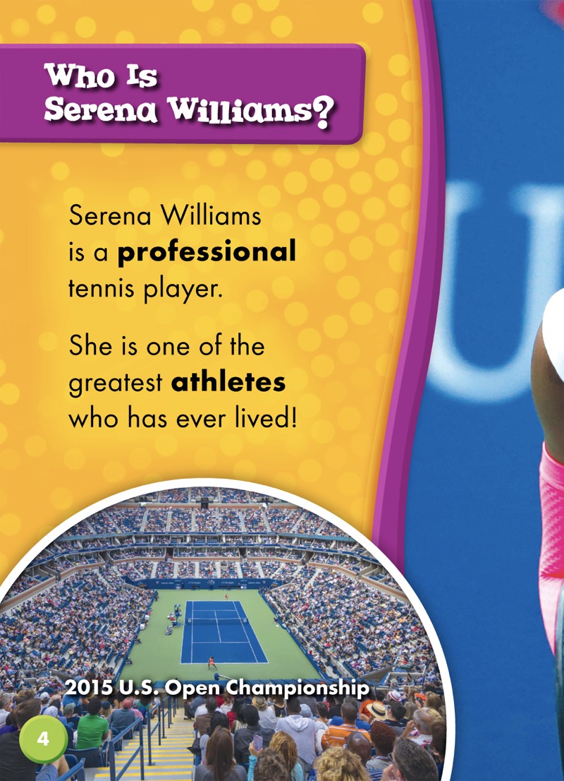 Serena Williams: Tennis Star — page 1