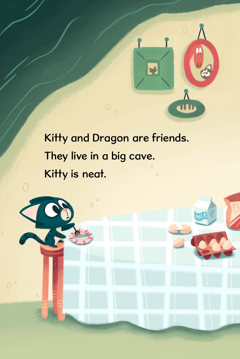 Kitty and Dragon: Kitty Tidies Up — page 1