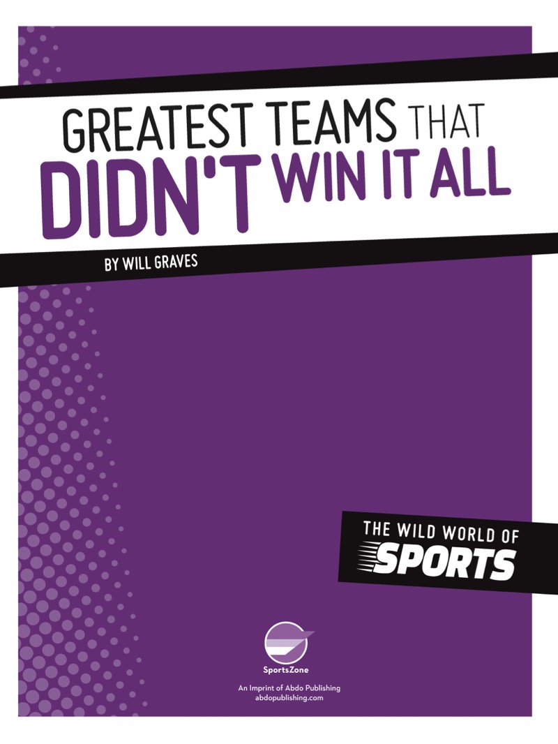 Greatest Teams That Didn't Win It All book cover