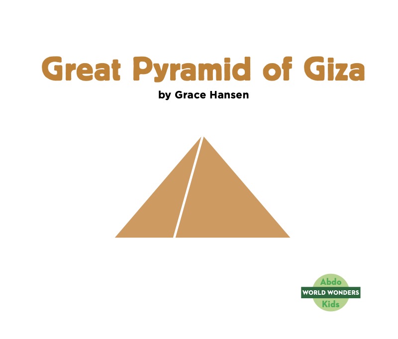Great Pyramid of Giza book cover