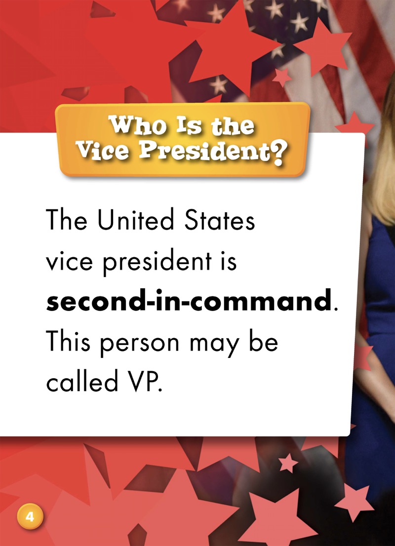 Our Government: Vice President — page 1