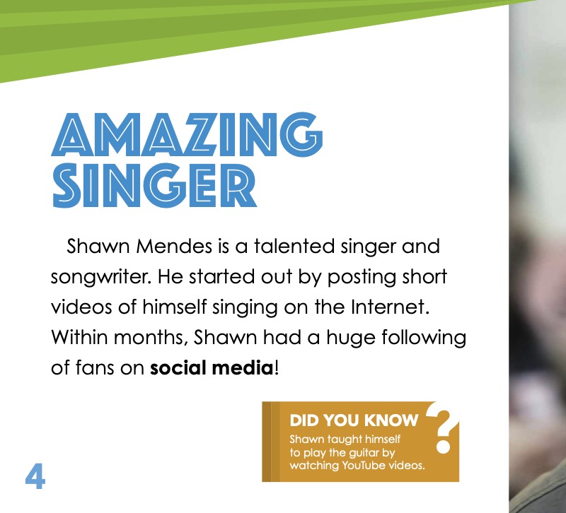 Big Buddy Pop Biographies: Shawn Mendes — page 1