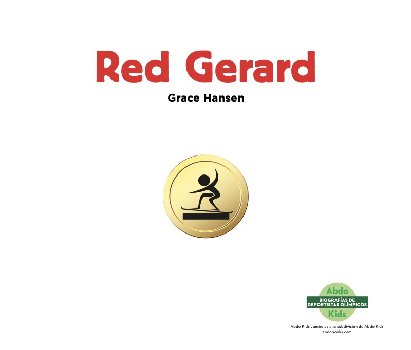 Biografías de deportistas olímpicos: Red Gerard book cover