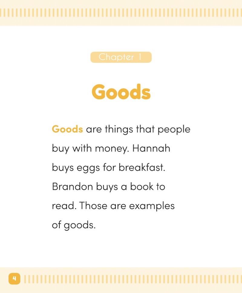 Community Economics: Goods and Services — page 1