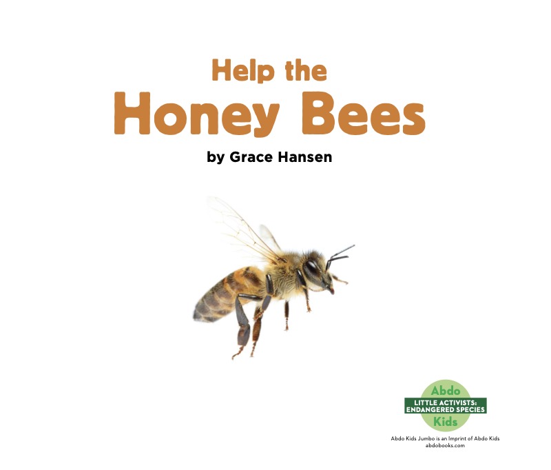 Little Activists: Help the Honey Bees book cover