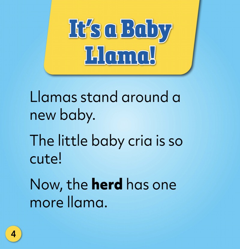 Animals Babies: Baby Llamas — page 1