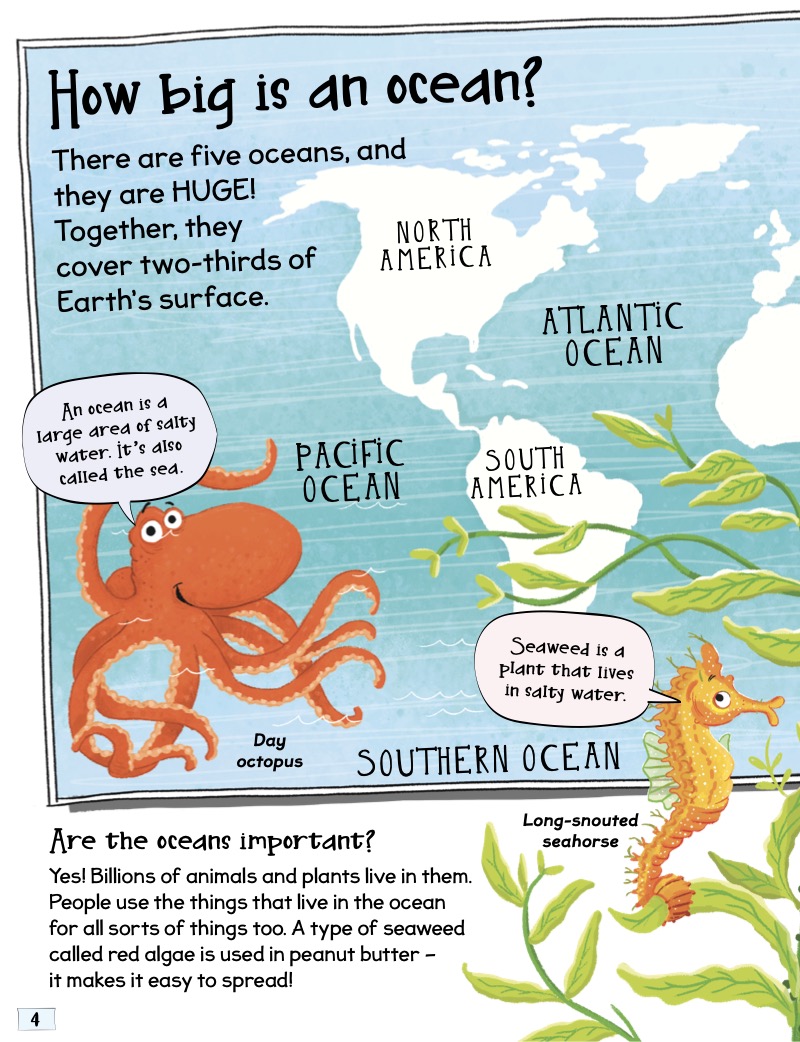 Curious Questions and Answers About... Our Oceans — page 1