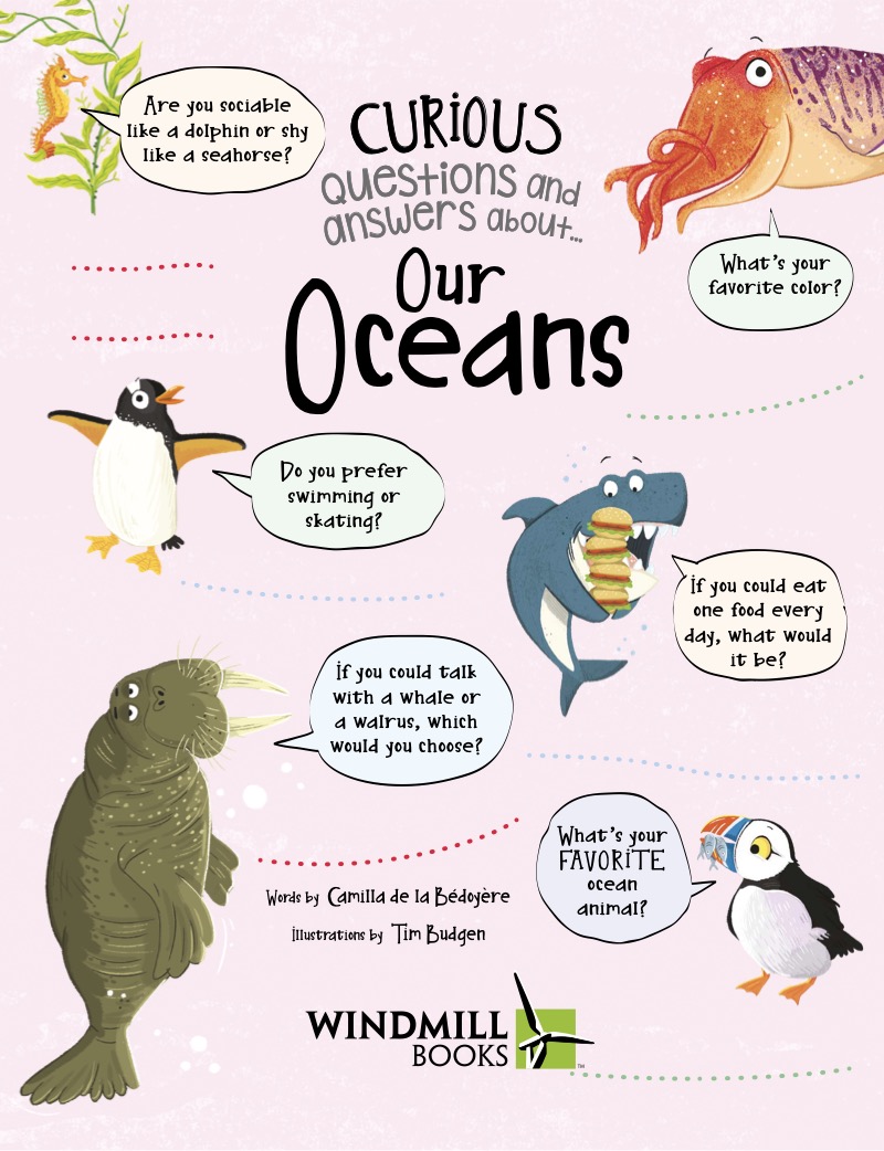 Curious Questions and Answers About... Our Oceans book cover