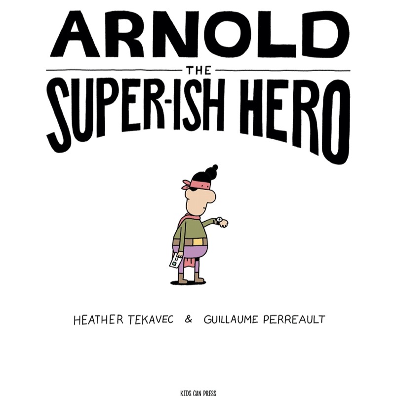 Arnold the Super-ish Hero book cover