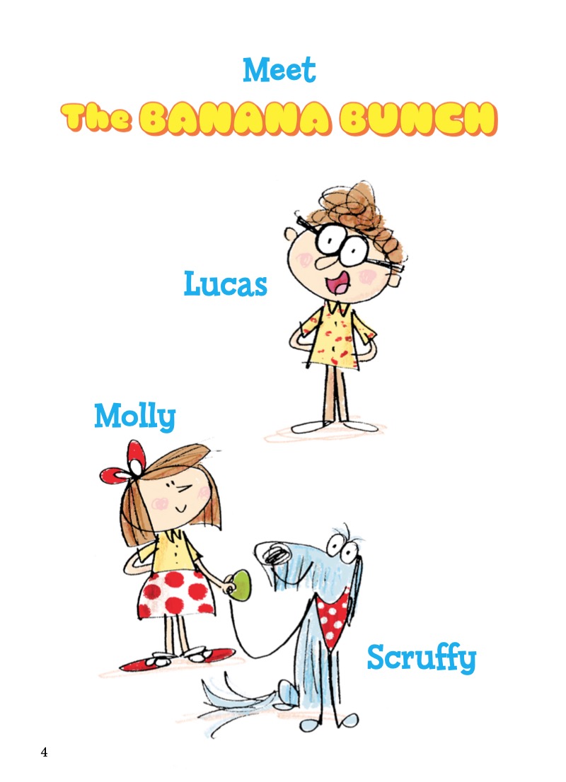 The Banana Bunch and the Magic Show — page 1