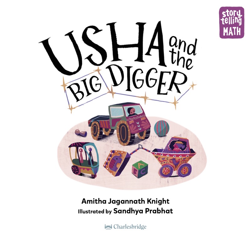 Storytelling Math: Usha and the Big Digger book cover