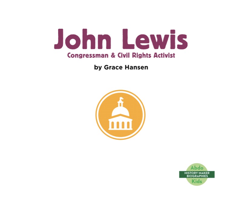 John Lewis: Congressman & Civil Rights Activist book cover