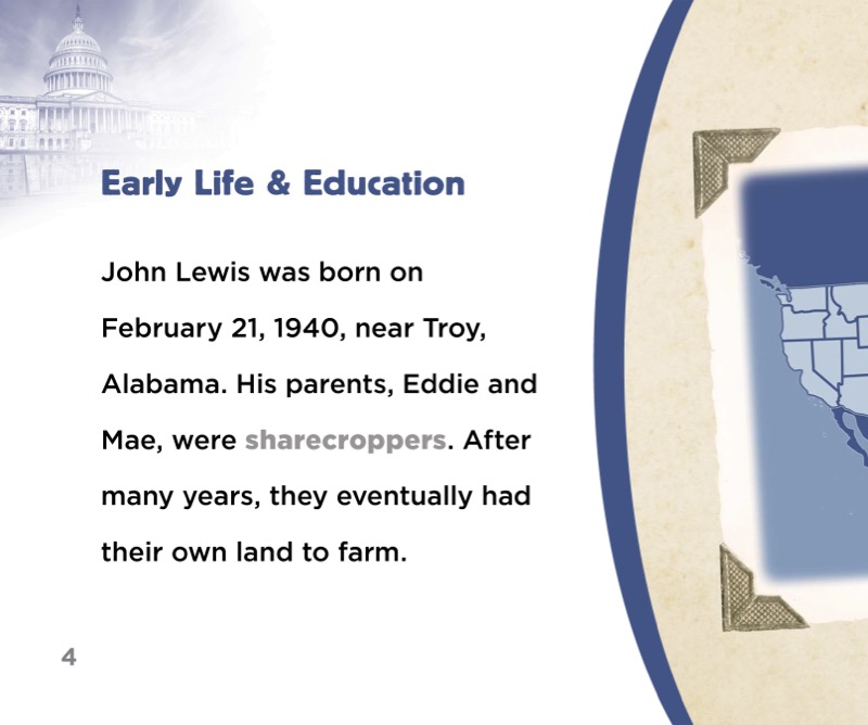 John Lewis: Congressman & Civil Rights Activist — page 1