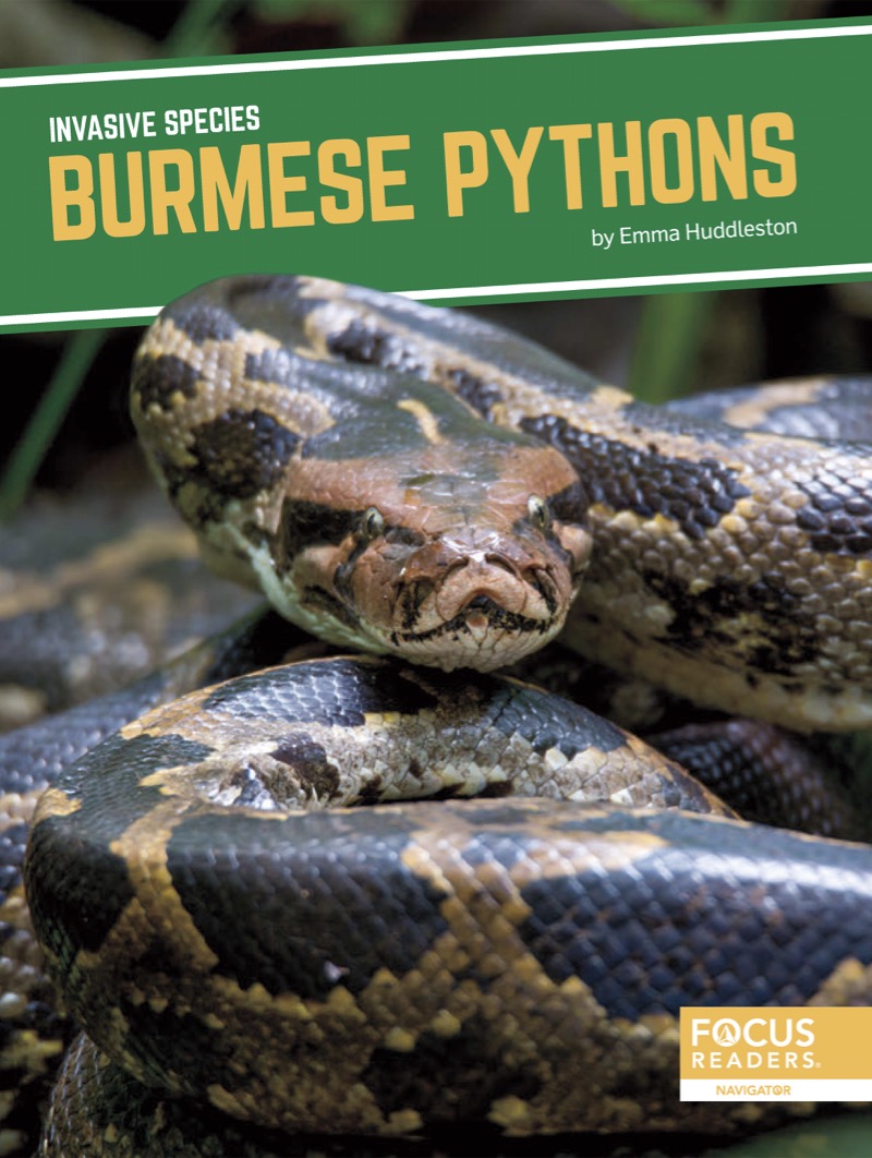 Invasive Species: Burmese Pythons book cover