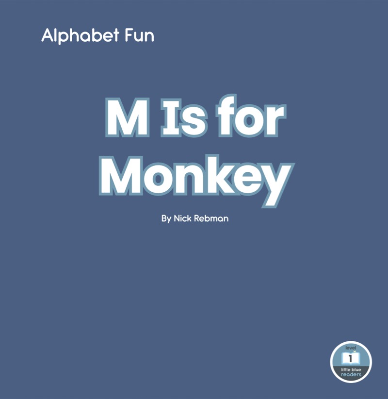 Alphabet Fun: M is for Monkey book cover