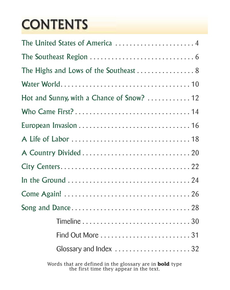 What's in the Southeast? book cover