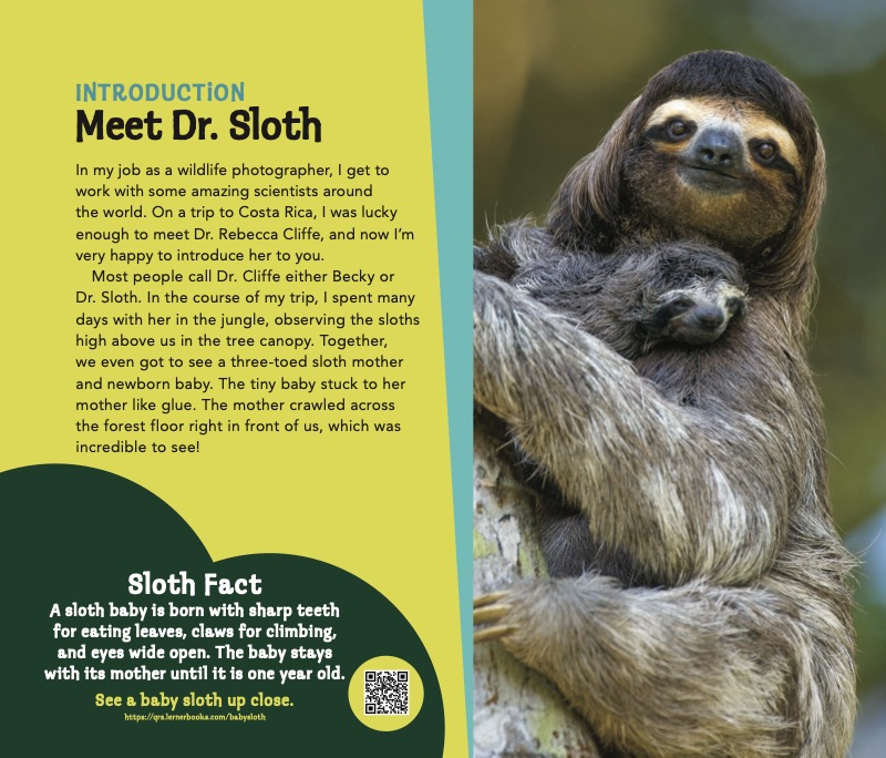 The Adventures of Dr. Sloth: Rebecca Cliffe and Her Quest to Protect Sloths — page 1