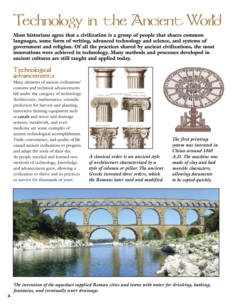 Technology in the Ancient World — page 1