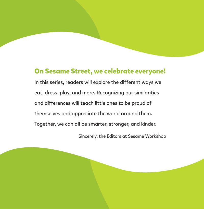 Sesame Street Celebrating You and Me: Many Ways to Eat — page 1