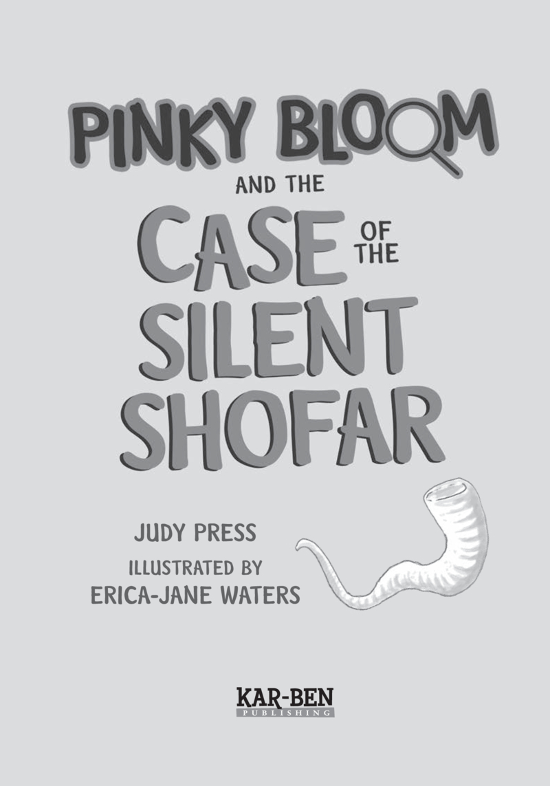 Pinky Bloom and the Case of the Silent Shofar book cover
