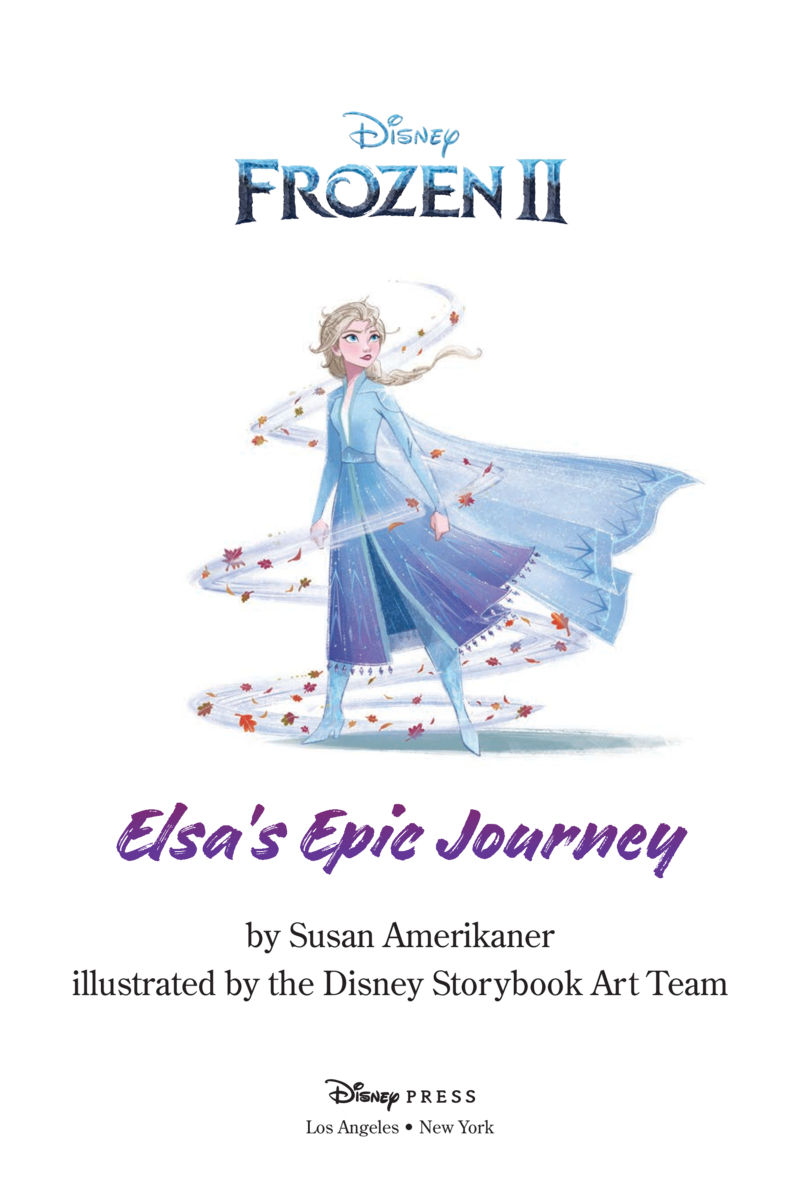 Frozen 2: Elsa's Epic Journey book cover