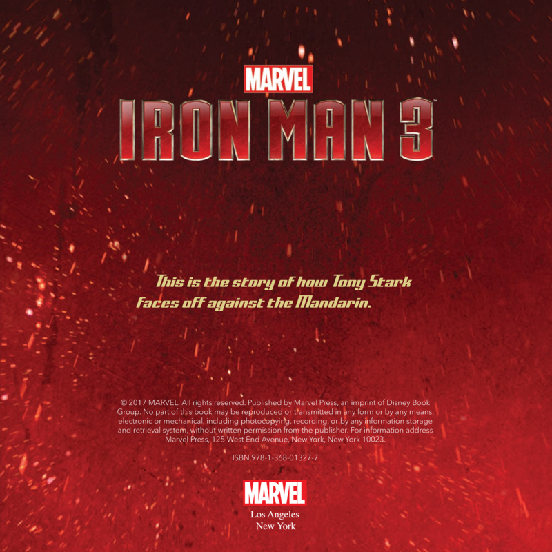 Iron Man 3 book cover