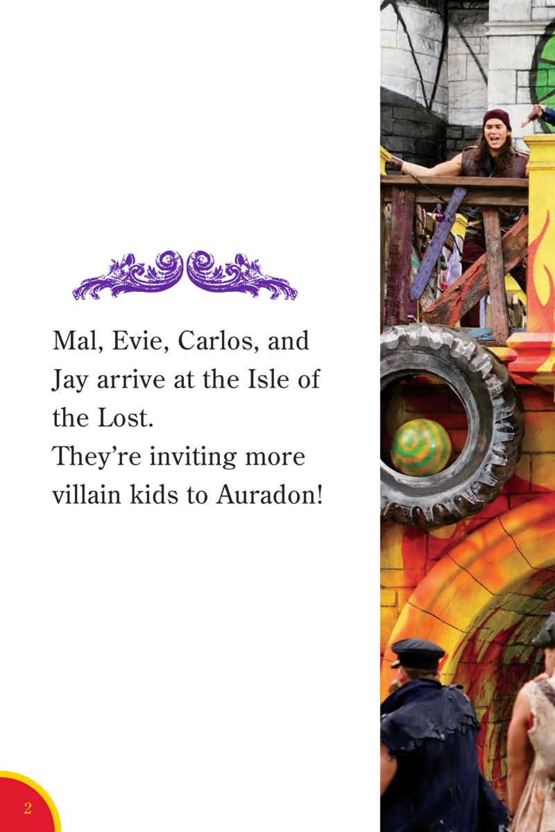 world of Reading Descendants 3: Stronger Together Level 2 — page 1