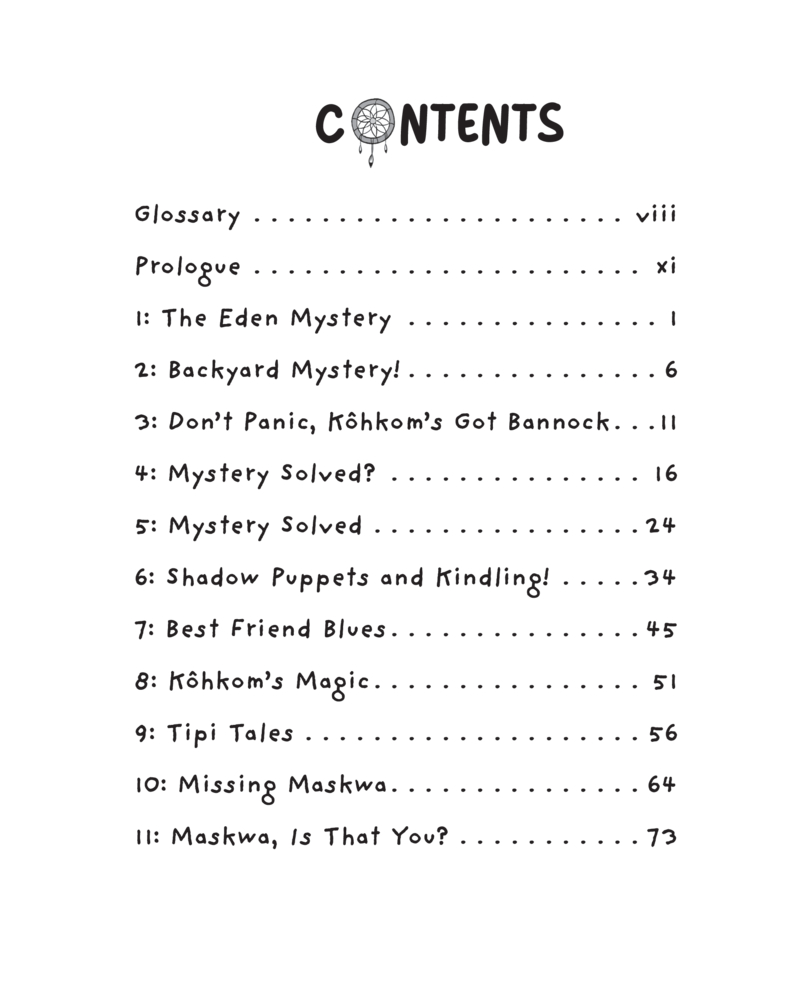 Sarah Ponakey, Storycatcher and Maskwa's Tipi Tales — page 1