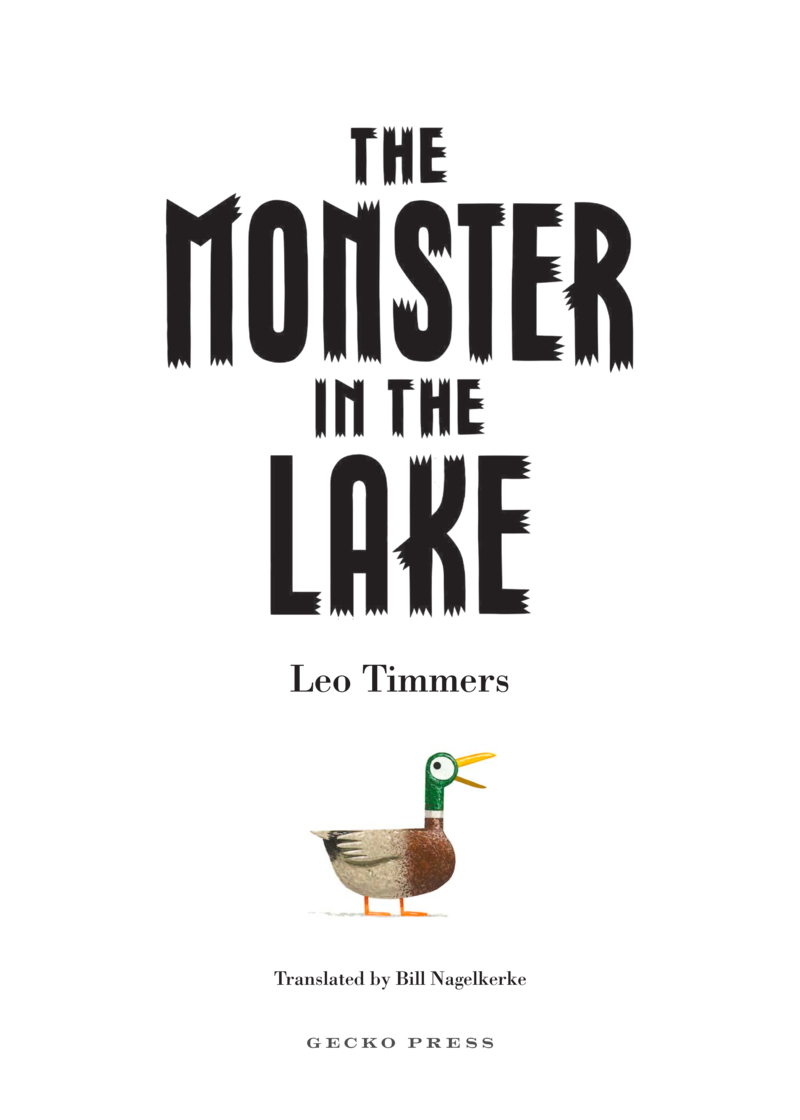 The Monster in the Lake book cover