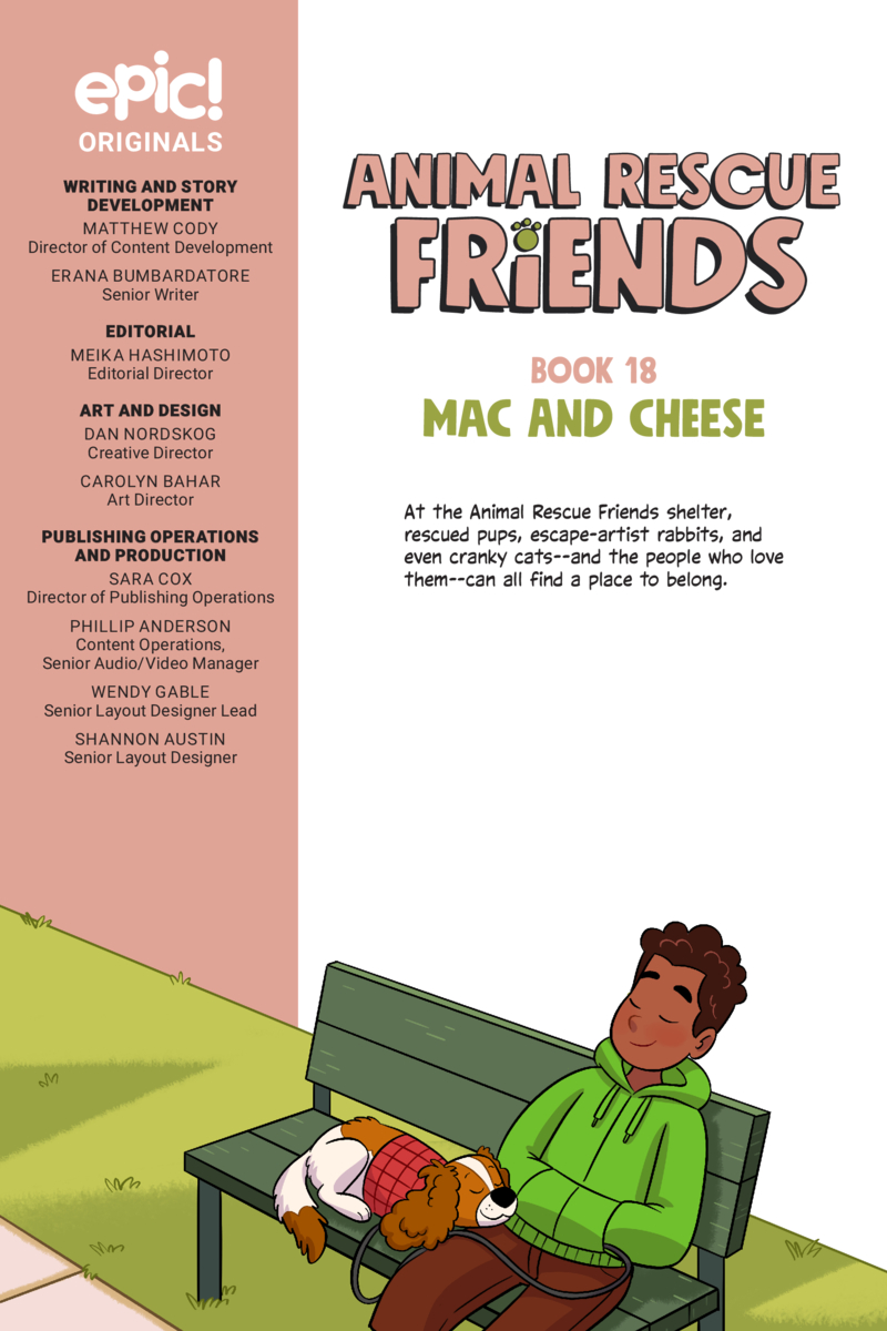 Animal Rescue Friends Book 18: Mac and Cheese — page 1