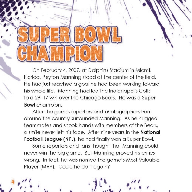 Awesome Athletes: Peyton Manning — page 1
