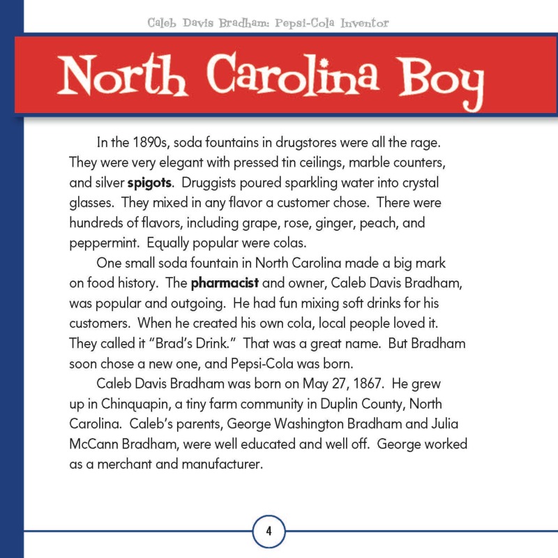 Caleb Davis Bradham: Pepsi-Cola Inventor — page 1