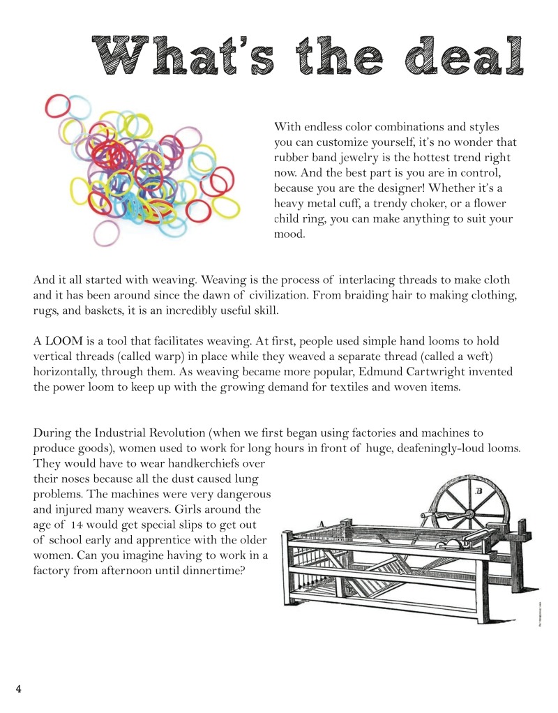 Rev-o-LOOM-tion: A Modern Kids' Guide to Rocking Rubber Bands — page 1