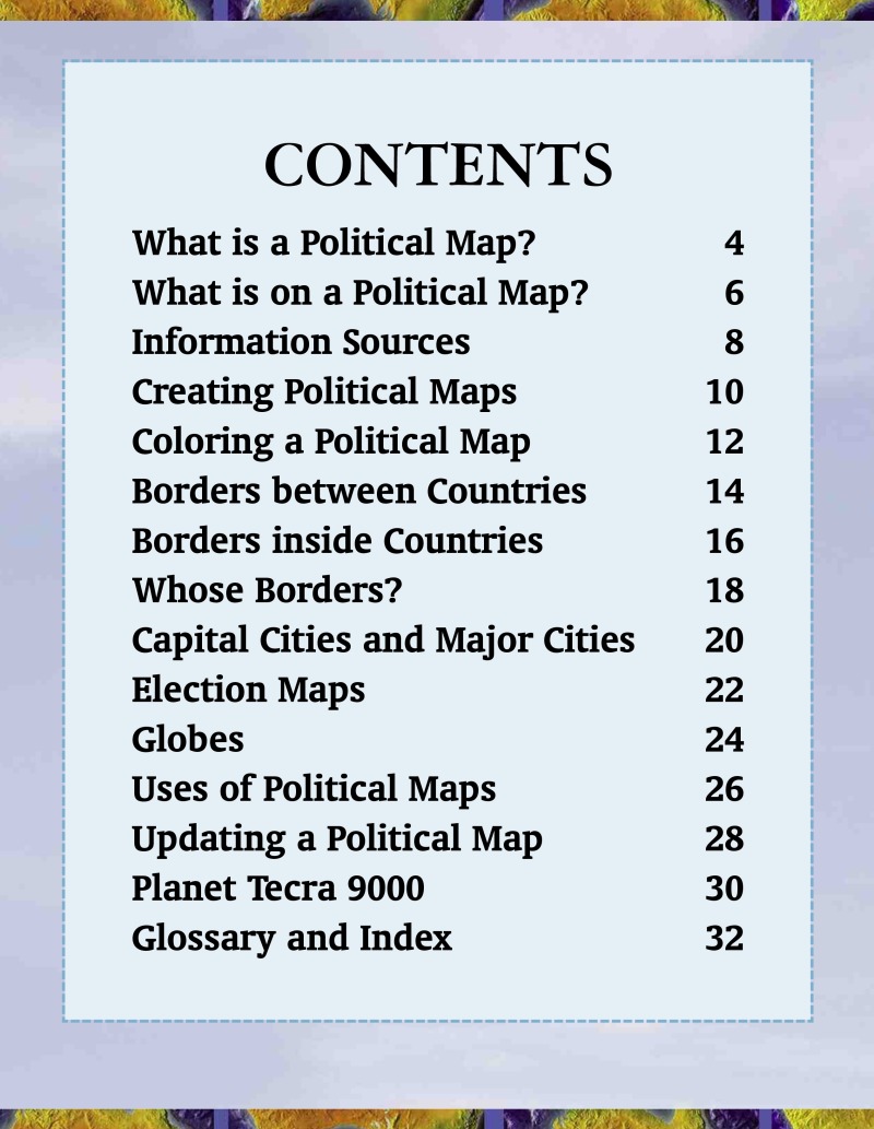 Political Maps book cover