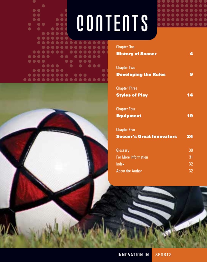 Innovation: Soccer book cover