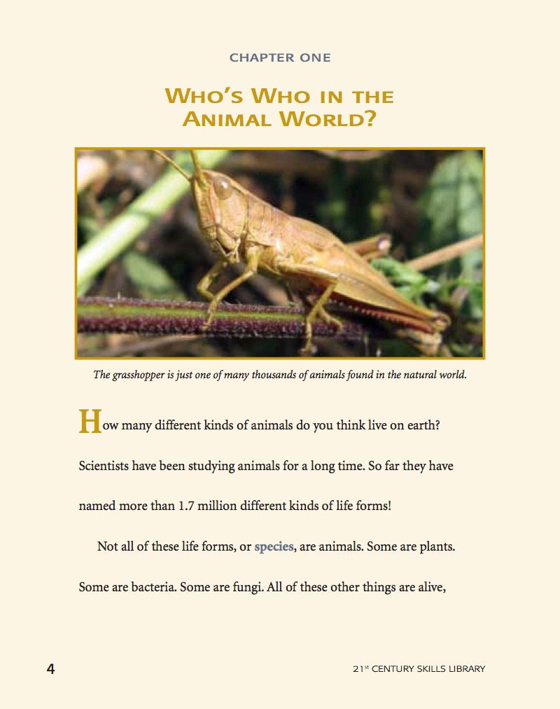 Real World Science: Animals — page 1
