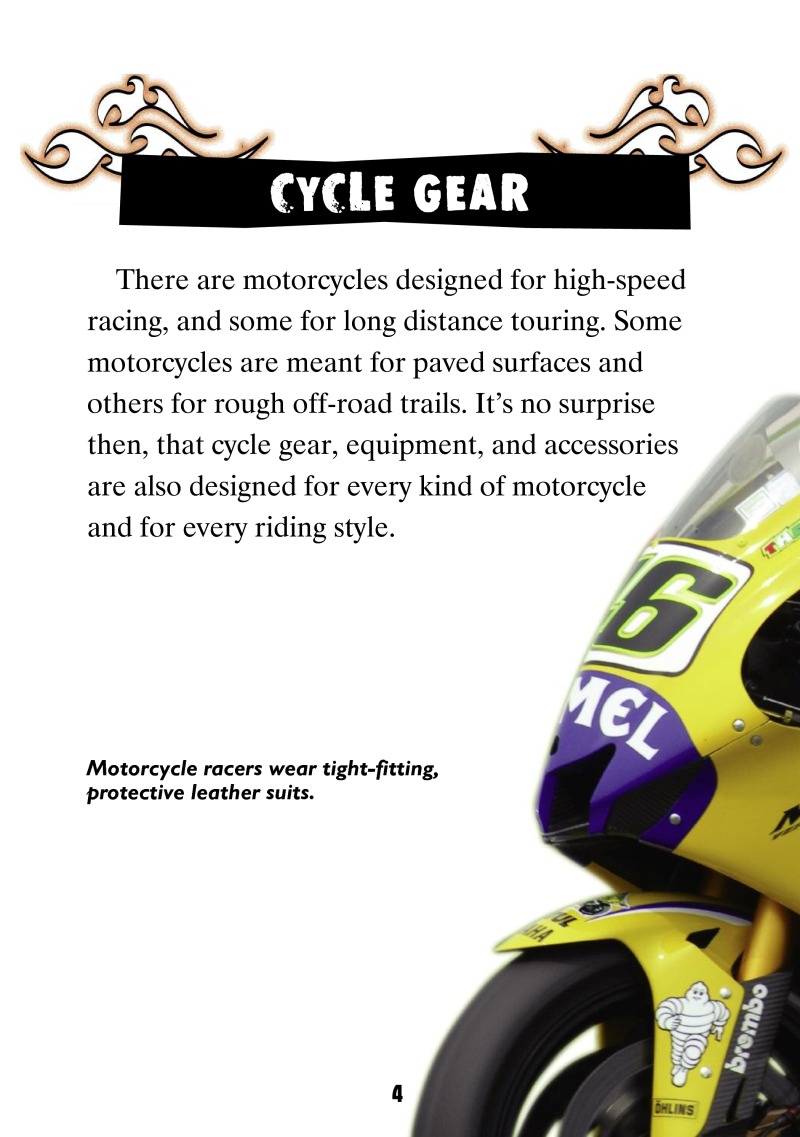 Motorcycle Mania: Motorcycle Gear — page 1