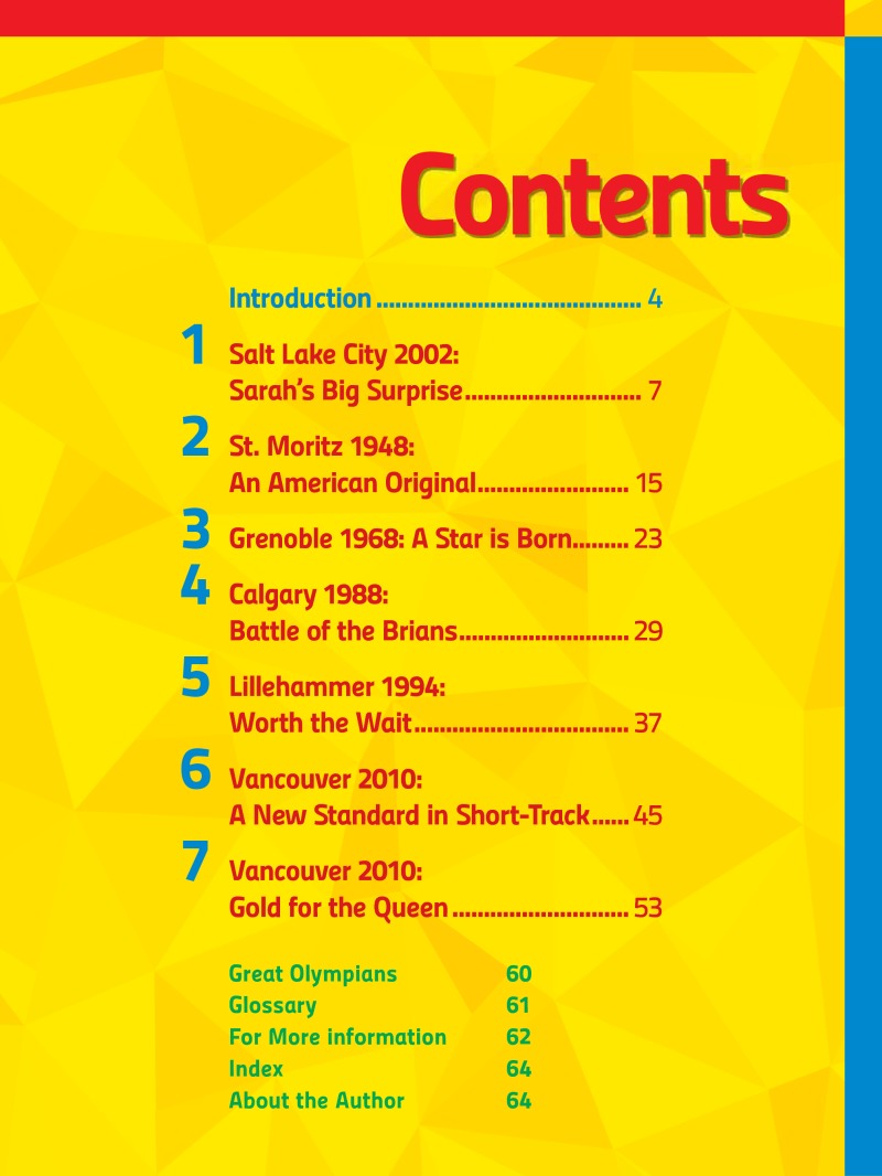 Great Moments in Olympic Skating book cover