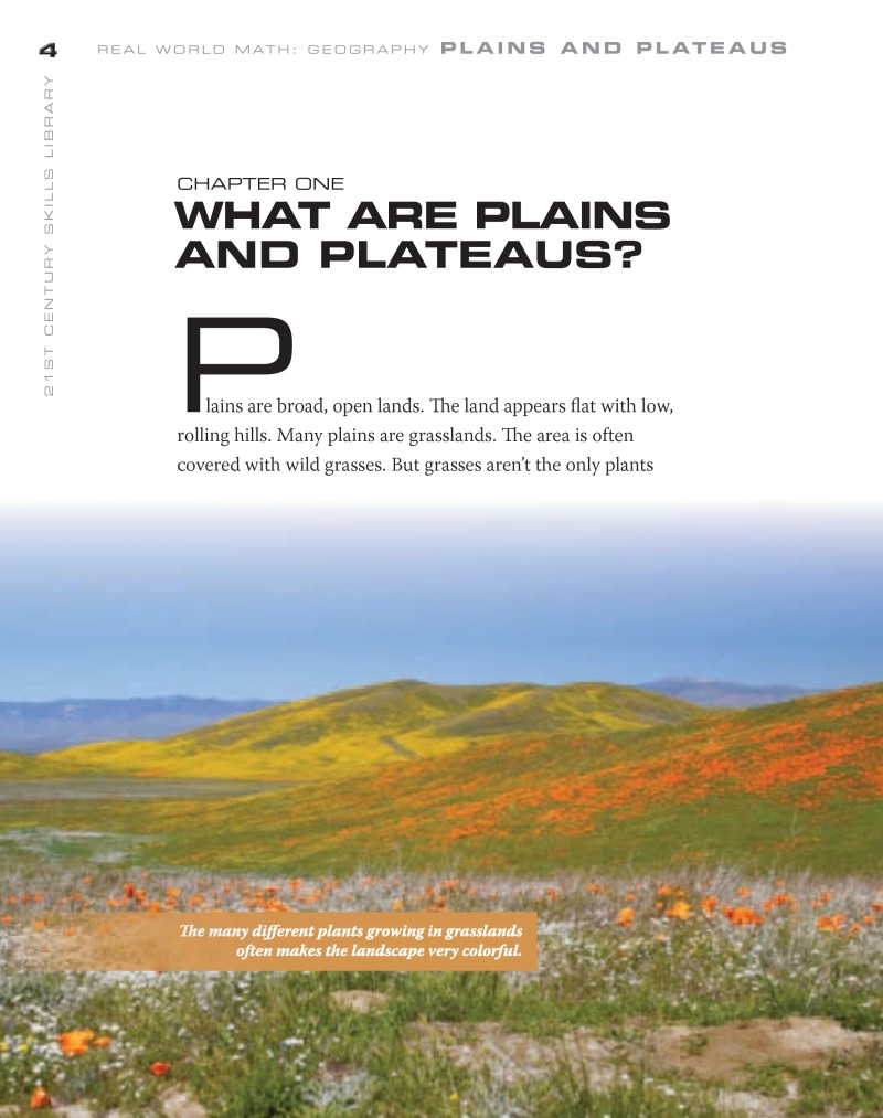 Real World Math: Plains And Plateaus — page 1